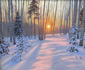 setting sun
